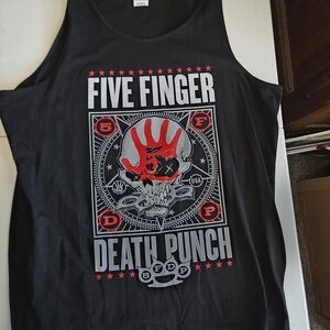 Five Finger Death Pumch Black Tank Top